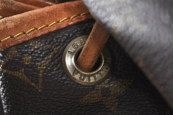 Authentic Louis Vuitton Monogram Noe Shoulder Drawstring Bag M42224 LV 9535I