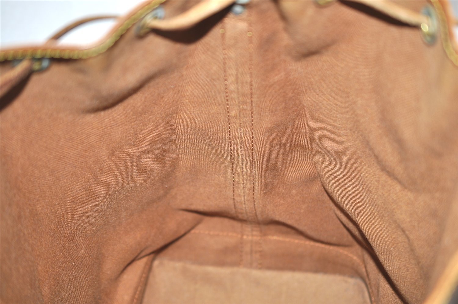 Authentic Louis Vuitton Monogram Noe Shoulder Drawstring Bag M42224 LV 9535I