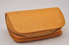 Authentic Louis Vuitton Epi Dauphine Cosmetic Pouch Yellow M48449 LV Junk 9536I