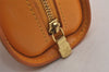 Authentic Louis Vuitton Epi Dauphine Cosmetic Pouch Yellow M48449 LV Junk 9536I