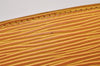 Authentic Louis Vuitton Epi Dauphine Cosmetic Pouch Yellow M48449 LV Junk 9536I