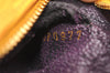 Authentic Louis Vuitton Epi Dauphine Cosmetic Pouch Yellow M48449 LV Junk 9536I
