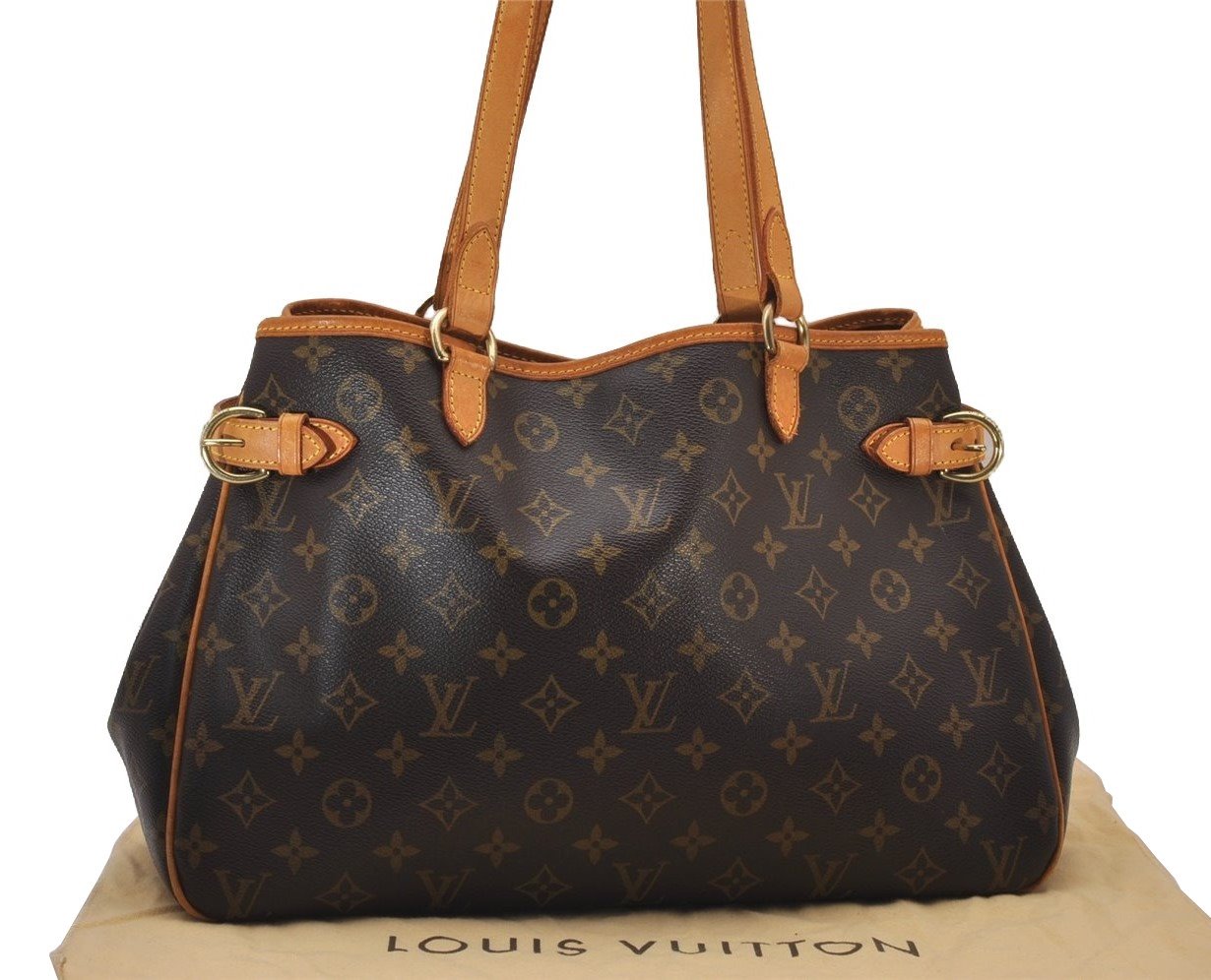 Authentic Louis Vuitton Monogram Batignolles Horizontal Tote Bag M51154 LV 9537I