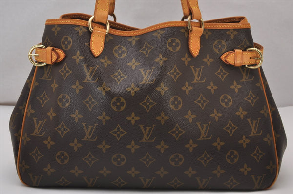 Authentic Louis Vuitton Monogram Batignolles Horizontal Tote Bag M51154 LV 9537I