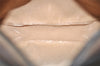 Authentic GUCCI Web Sherry Line Clutch Hand Bag GG PVC Leather Brown Junk 9537J