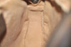 Authentic GUCCI Web Sherry Line Clutch Hand Bag GG PVC Leather Brown Junk 9537J