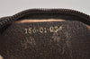 Authentic GUCCI Web Sherry Line Clutch Hand Bag GG PVC Leather Brown Junk 9537J