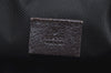 Authentic GUCCI Vintage Hand Bag Purse GG Canvas Leather 124542 Brown 9539H