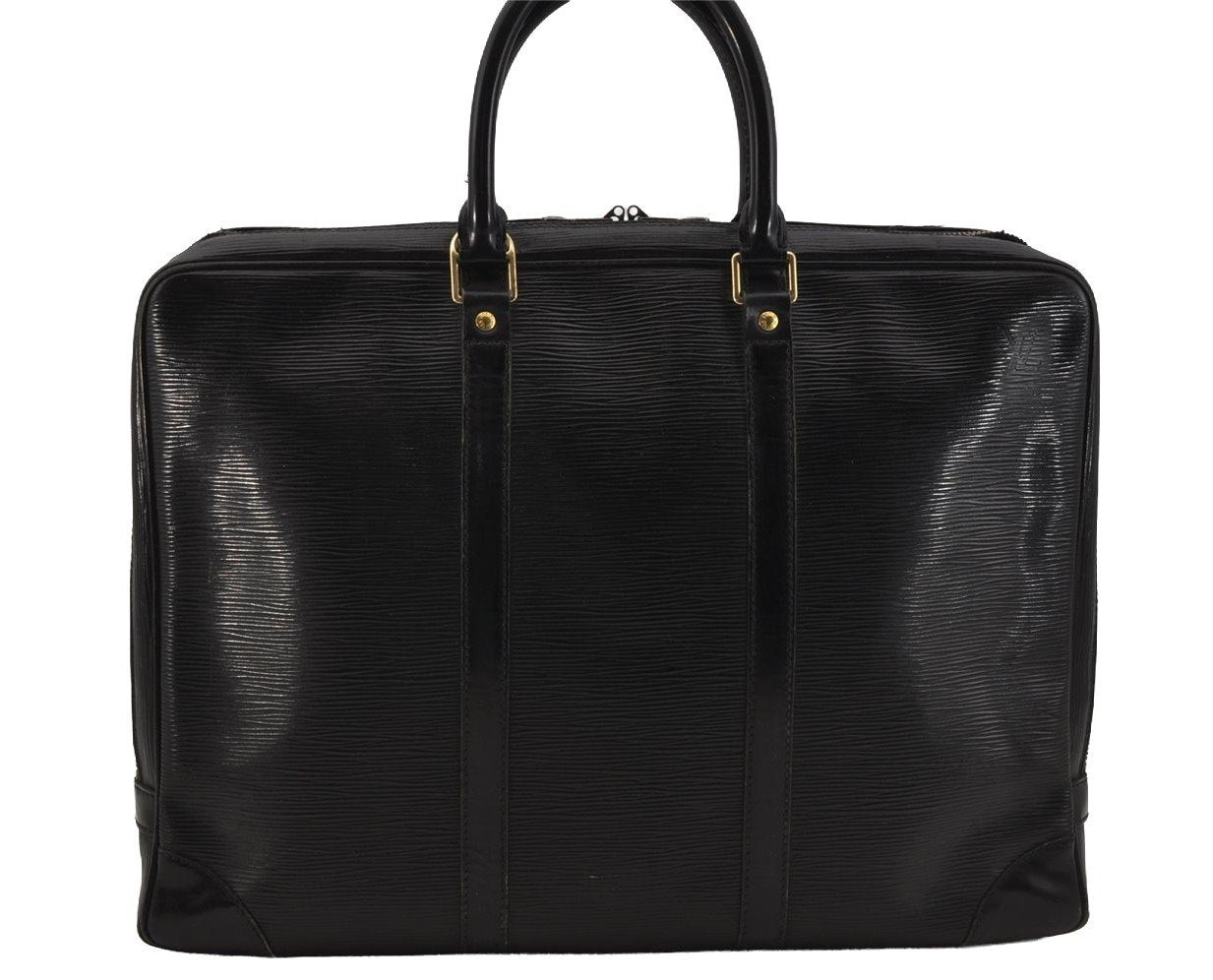 Auth Louis Vuitton Epi Porte Documents Voyage Briefcase M59162 Black Junk 9539I