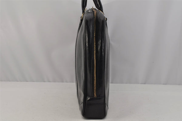 Auth Louis Vuitton Epi Porte Documents Voyage Briefcase M59162 Black Junk 9539I
