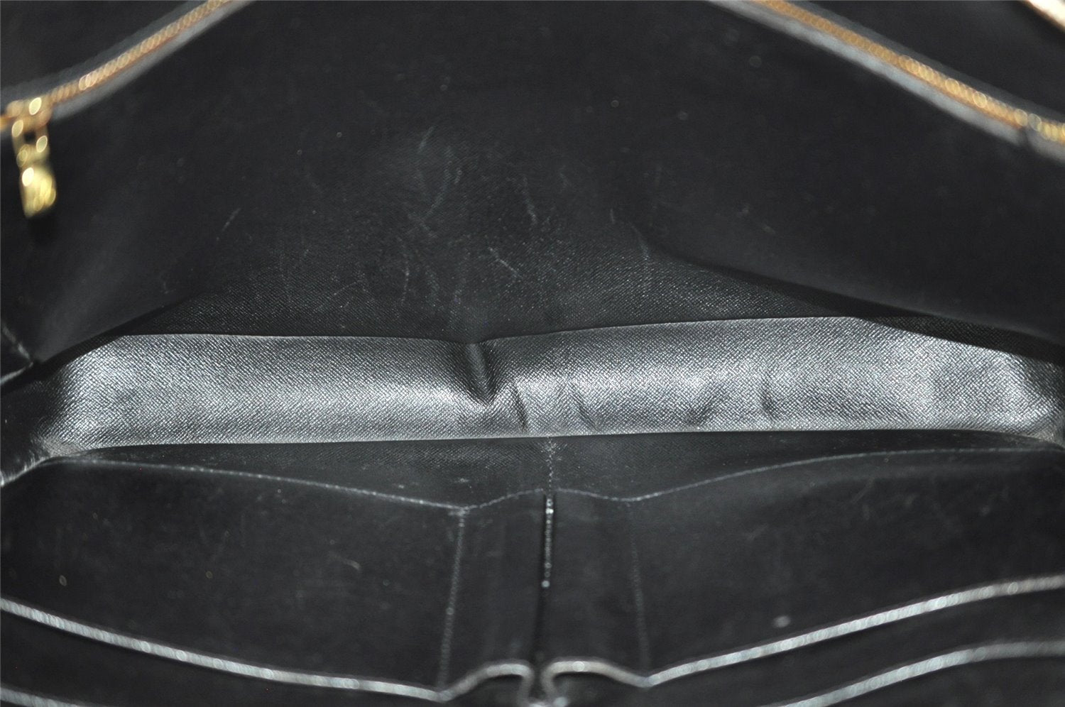 Auth Louis Vuitton Epi Porte Documents Voyage Briefcase M59162 Black Junk 9539I