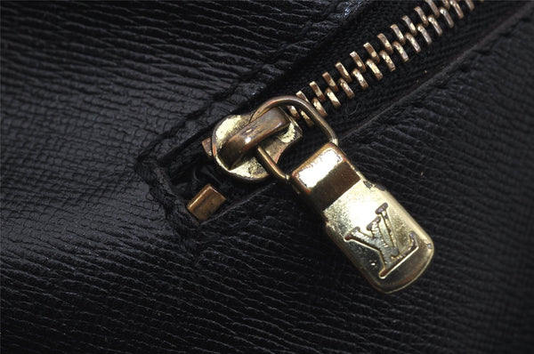 Auth Louis Vuitton Epi Porte Documents Voyage Briefcase M59162 Black Junk 9539I