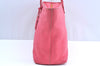 Authentic FENDI Vintage Selleria Shoulder Tote Bag Leather Pink 9541F