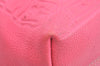 Authentic FENDI Vintage Selleria Shoulder Tote Bag Leather Pink 9541F