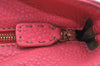Authentic FENDI Vintage Selleria Shoulder Tote Bag Leather Pink 9541F