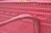 Authentic FENDI Vintage Selleria Shoulder Tote Bag Leather Pink 9541F