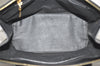 Authentic CELINE Macadam Blason Pattern Hand Tote Bag PVC Leather Black 9541I