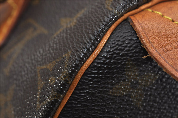 Authentic Louis Vuitton Monogram Speedy 25 Boston Hand Bag M41528 LV 9541J