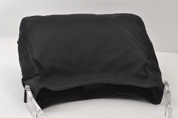 Authentic PRADA TESSUTO PLEX Nylon Plastic Shoulder Bag B8172 Black 9542I