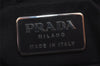 Authentic PRADA TESSUTO PLEX Nylon Plastic Shoulder Bag B8172 Black 9542I