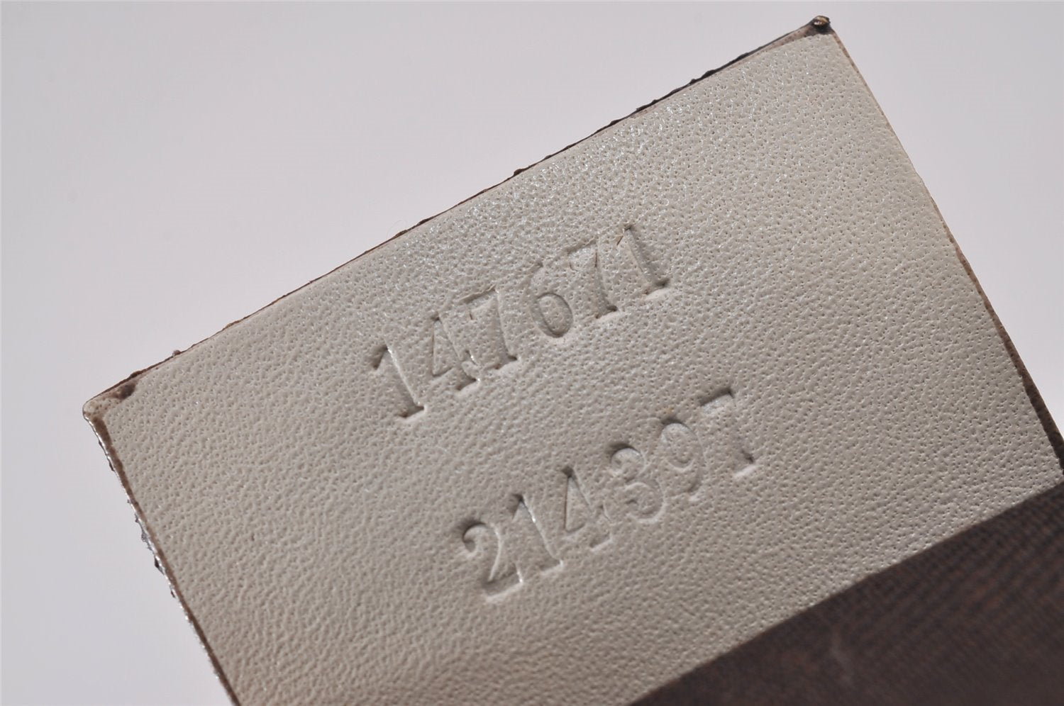 Authentic GUCCI Shoulder Cross Body Bag GG Canvas Leather 147671 Brown 9543I