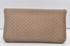 Authentic CELINE Macadam Blason Pattern Clutch Hand Bag PVC Leather Beige 9543J