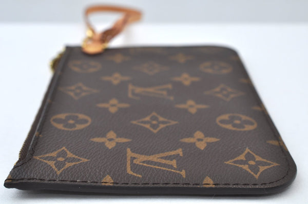 Authentic Louis Vuitton Monogram Neverfull Pouch Purse Clutch Bag LV 9544G