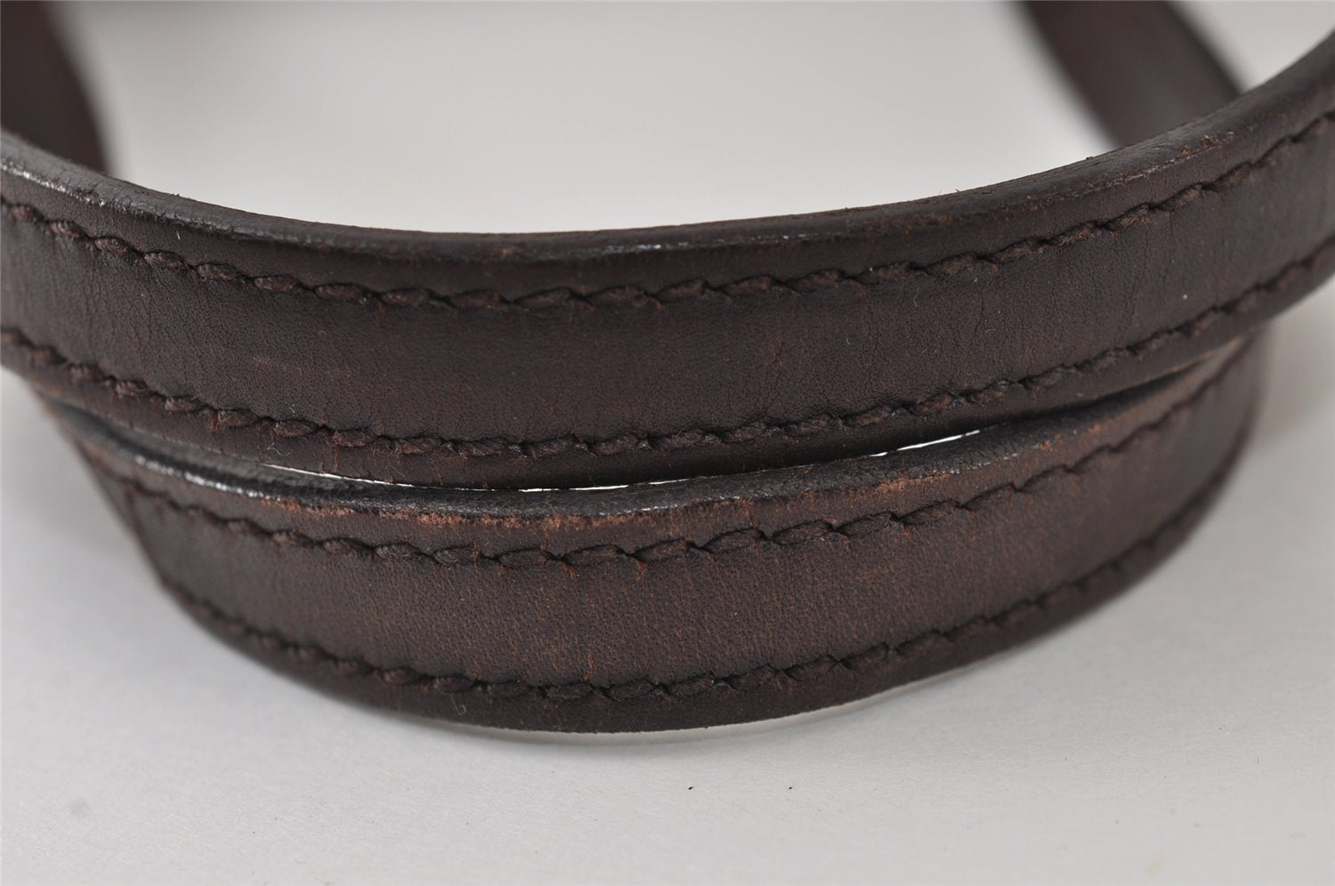 Authentic GUCCI Vintage Shoulder Tote Bag GG Canvas Leather 107757 Brown 9547I