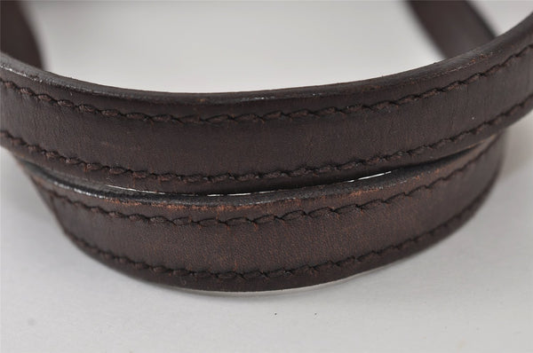 Authentic GUCCI Vintage Shoulder Tote Bag GG Canvas Leather 107757 Brown 9547I