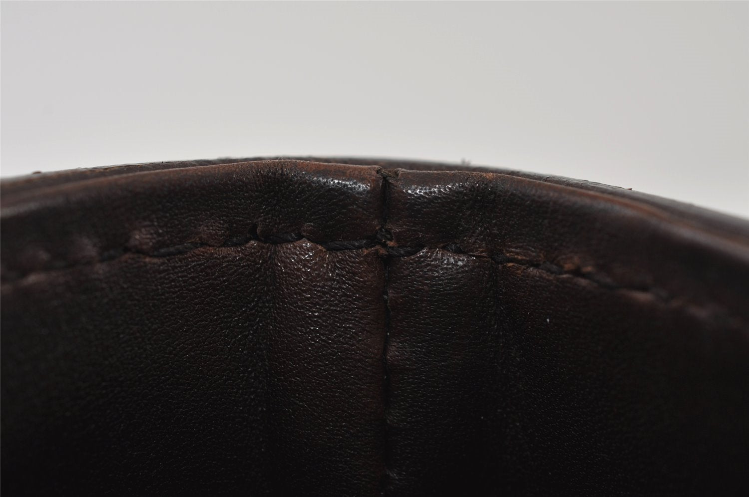 Authentic GUCCI Vintage Shoulder Tote Bag GG Canvas Leather 107757 Brown 9547I