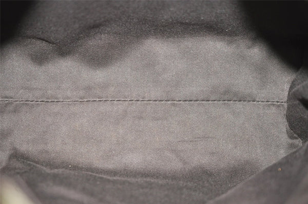 Authentic GUCCI Vintage Shoulder Tote Bag GG Canvas Leather 107757 Brown 9547I