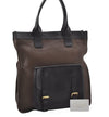 Authentic Chloe Vintage Shoulder Tote Bag Leather Brown 9551I