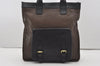 Authentic Chloe Vintage Shoulder Tote Bag Leather Brown 9551I
