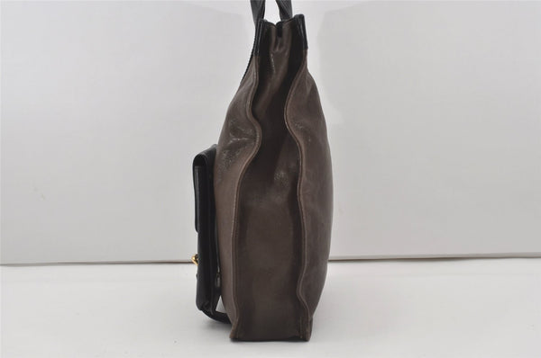 Authentic Chloe Vintage Shoulder Tote Bag Leather Brown 9551I
