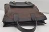 Authentic Chloe Vintage Shoulder Tote Bag Leather Brown 9551I