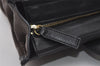 Authentic Chloe Vintage Shoulder Tote Bag Leather Brown 9551I