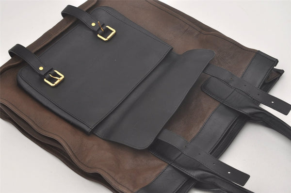 Authentic Chloe Vintage Shoulder Tote Bag Leather Brown 9551I
