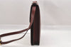 Authentic Cartier Must de Cartier Leather Shoulder Cross Bag Bordeaux Red 9552I