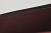 Authentic Cartier Must de Cartier Leather Shoulder Cross Bag Bordeaux Red 9552I