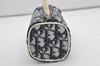 Authentic Christian Dior Vintage Trotter No.2 Pouch Purse PVC Enamel Blue 9553I