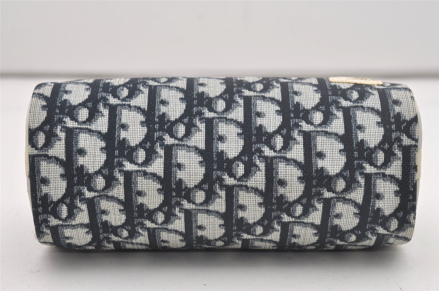 Authentic Christian Dior Vintage Trotter No.2 Pouch Purse PVC Enamel Blue 9553I