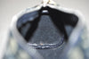 Authentic Christian Dior Vintage Trotter No.2 Pouch Purse PVC Enamel Blue 9553I