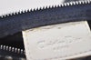 Authentic Christian Dior Vintage Trotter No.2 Pouch Purse PVC Enamel Blue 9553I