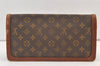 Auth Louis Vuitton Monogram Pochette Dame GM Clutch Hand Bag Old Model LV 9553J