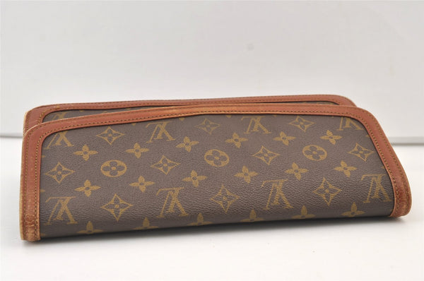 Auth Louis Vuitton Monogram Pochette Dame GM Clutch Hand Bag Old Model LV 9553J