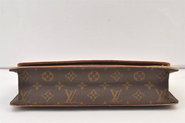 Auth Louis Vuitton Monogram Pochette Dame GM Clutch Hand Bag Old Model LV 9553J