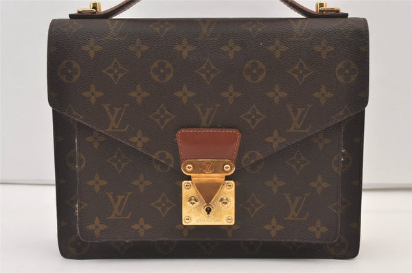 Authentic Louis Vuitton Monogram Monceau 2Way Shoulder Hand Bag M51185 LV 9554J
