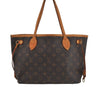 Authentic Louis Vuitton Monogram Neverfull PM Shoulder Tote Bag M40155 LV 9556I