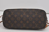 Authentic Louis Vuitton Monogram Neverfull PM Shoulder Tote Bag M40155 LV 9556I