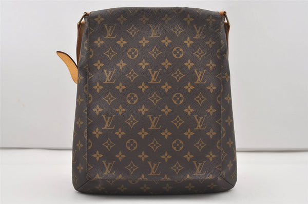 Authentic Louis Vuitton Monogram Musette Shoulder Cross Body Bag M51256 LV 9557I